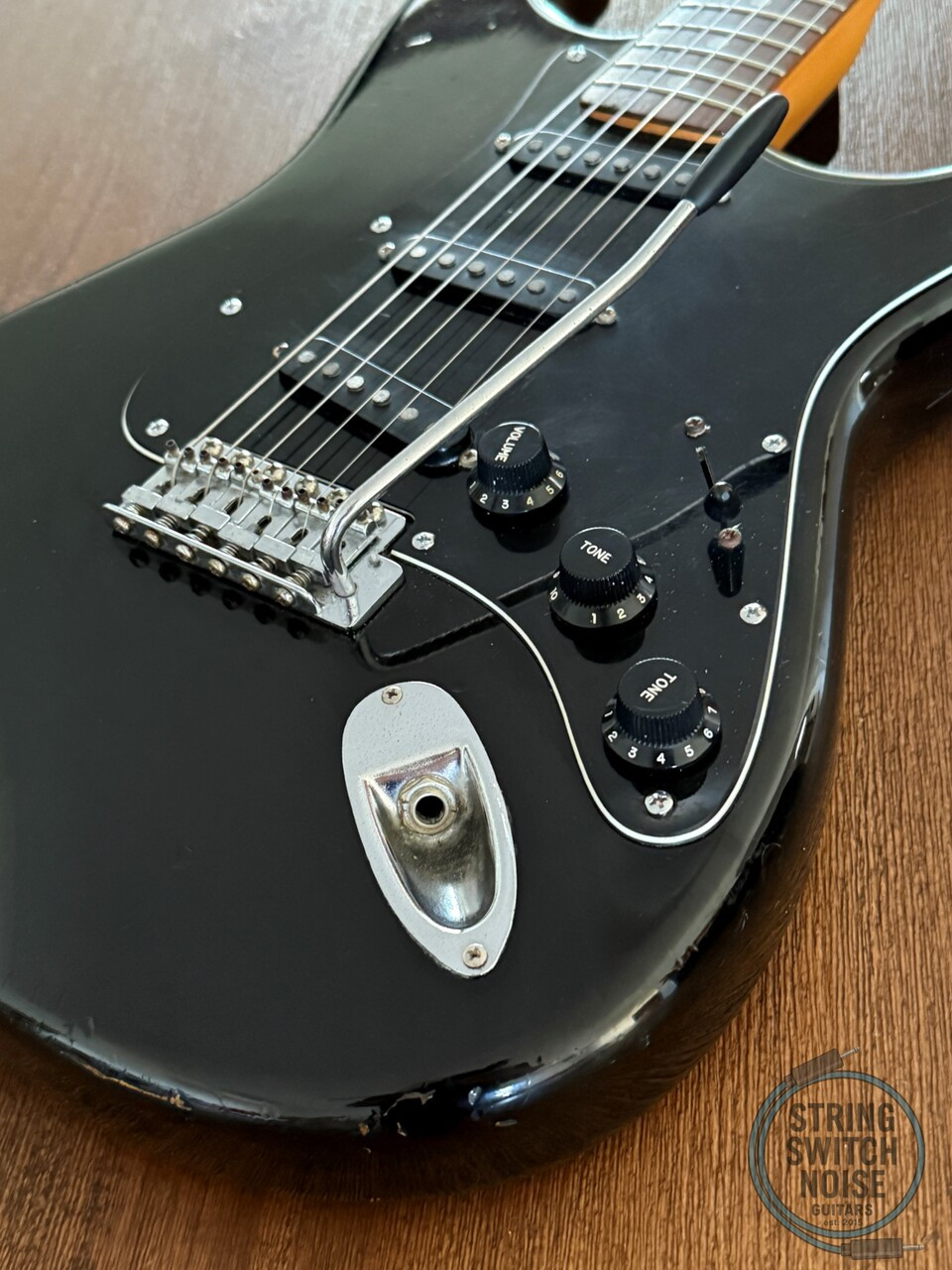 Tokai Stratocaster, Silver Star, Black, Vintage 1981, MIJ, SS48