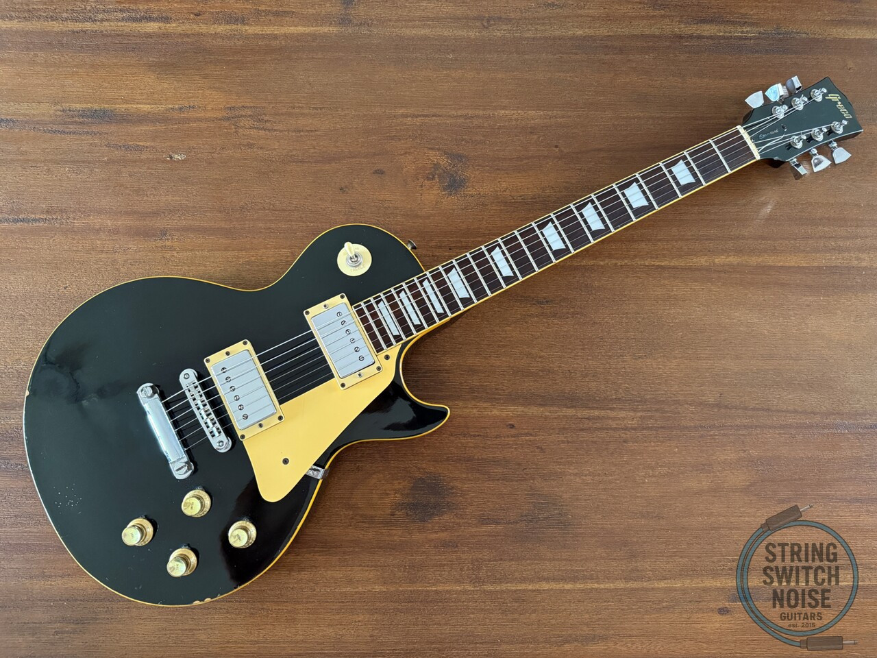 Greco Les Paul, Ebony Black, MIJ, 1978, EG450, Hard Case, U3000 pickup