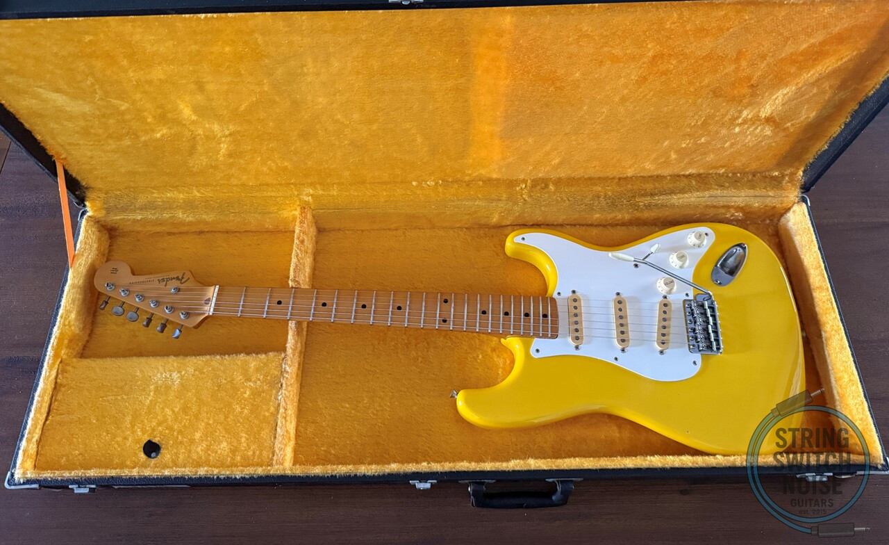 Fender Stratocaster, ’54, Rebel Yellow, RARE, 1989, USA Pickups, Hard Case