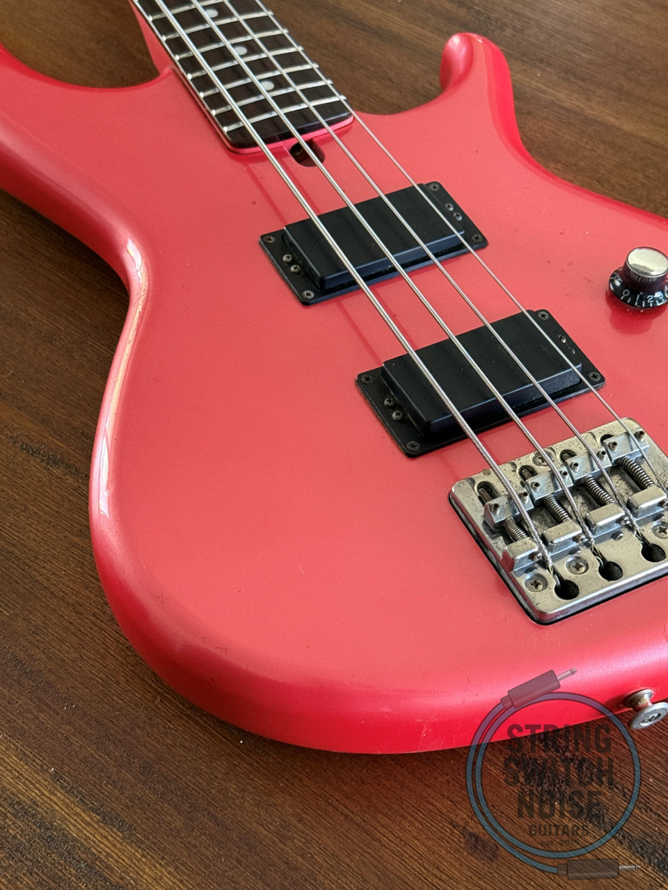Aria Pro II Bass, RSB Series, Pink, Salmon, 1985, Made In Japan