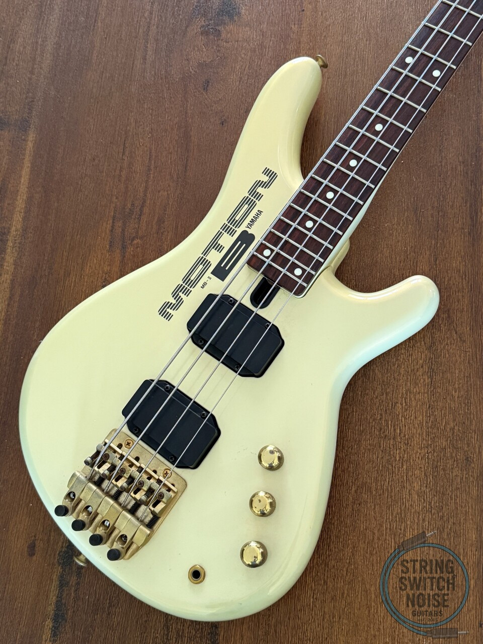Yamaha Motion B Bass, MB II, Pearl White, 1986, Medium Scale