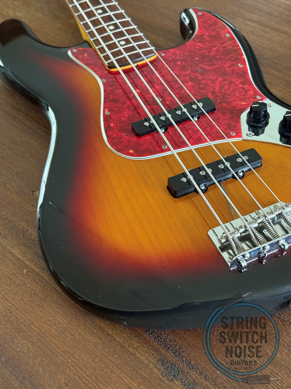Fender Jazz Bass, ’62-US, Sunburst, 1999, USA Vintage Pickup