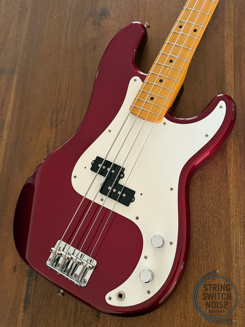 Fender Precision Bass, ‘57, Old Candy Apple Red, 1994