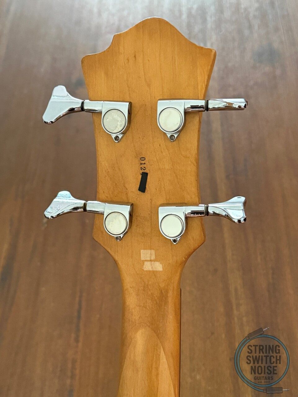 BC Rich Warlock Bass Guitar, Candy Apple Red, 2000’s