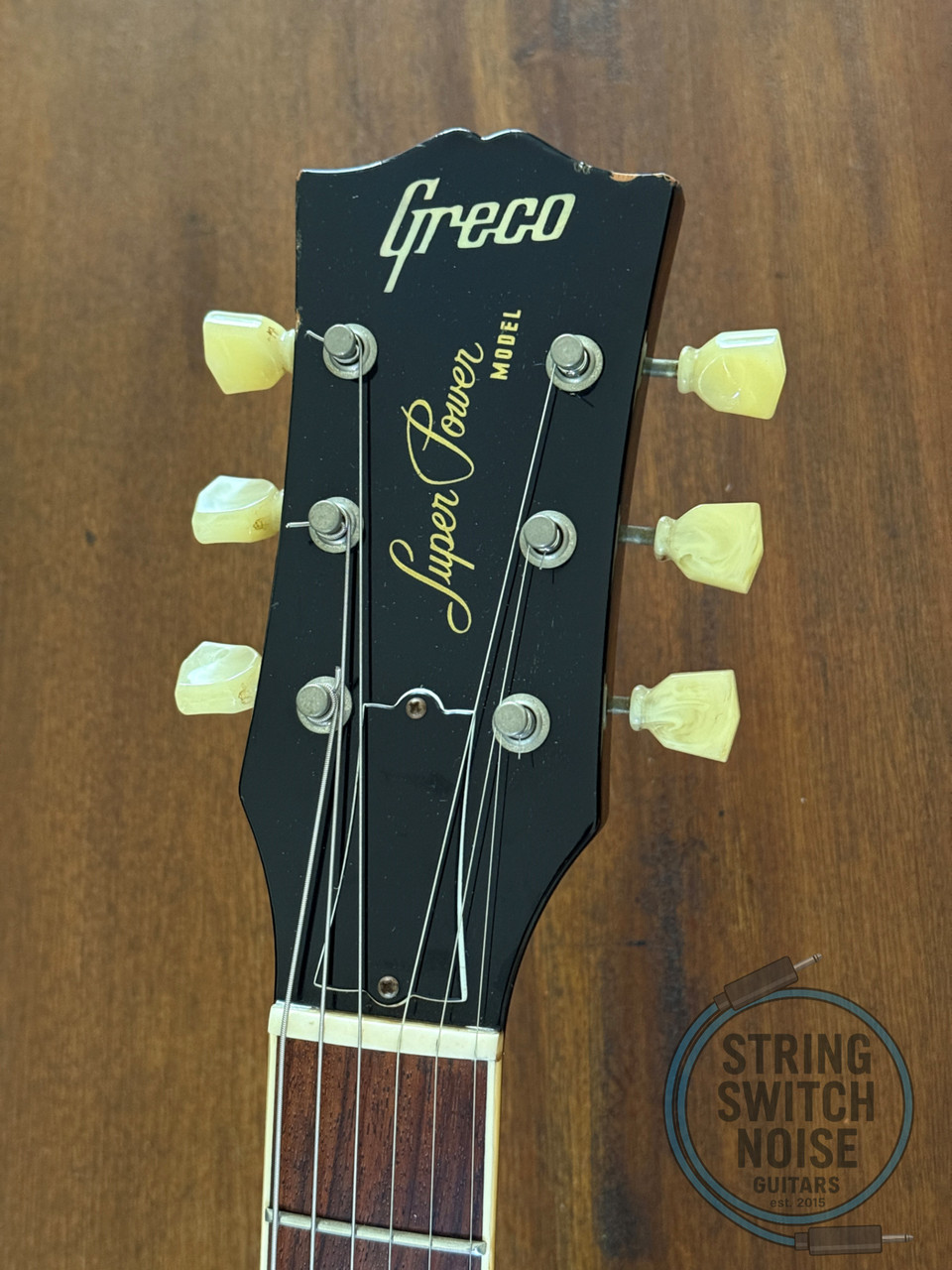 Greco Les Paul Guitar, Super Power, MIJ, 1982, Ebony (Black), EG450