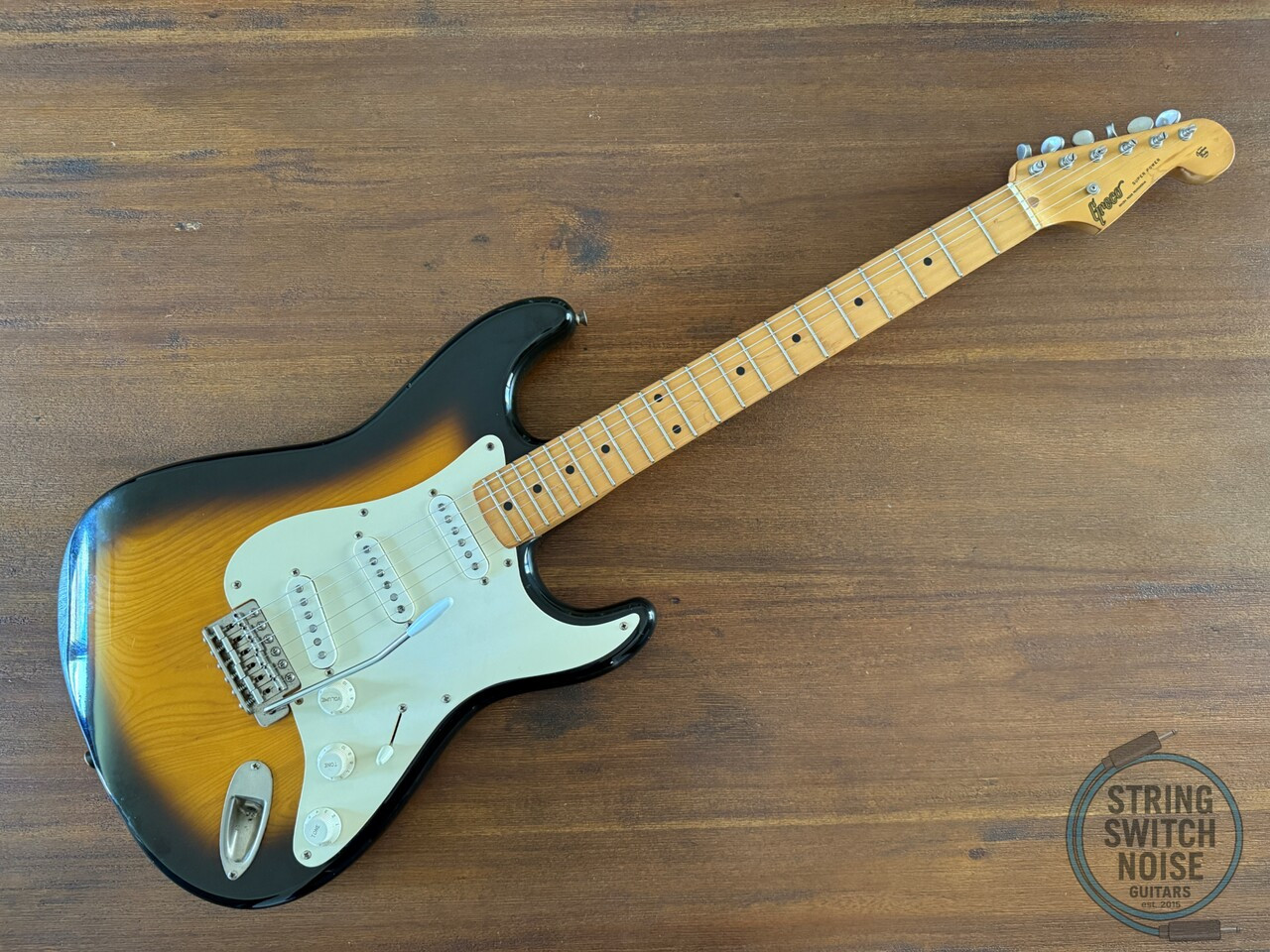 Greco Stratocaster, Super Power, Sunburst, MIJ 1980, SE380