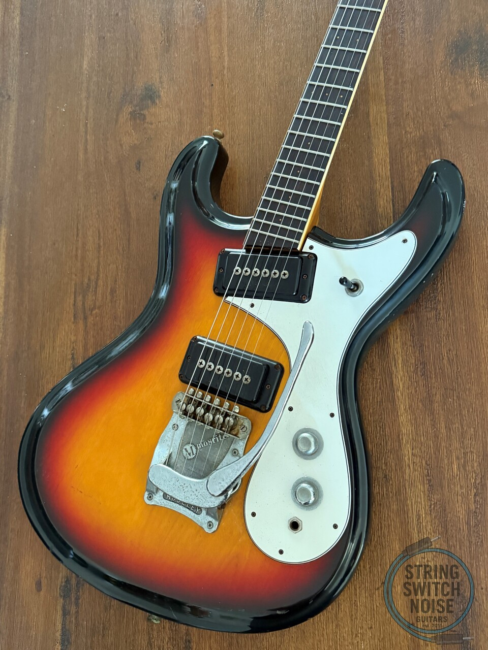 Mosrite Avenger, Offset Guitar, Firstman,1970s Vintage, Sunburst