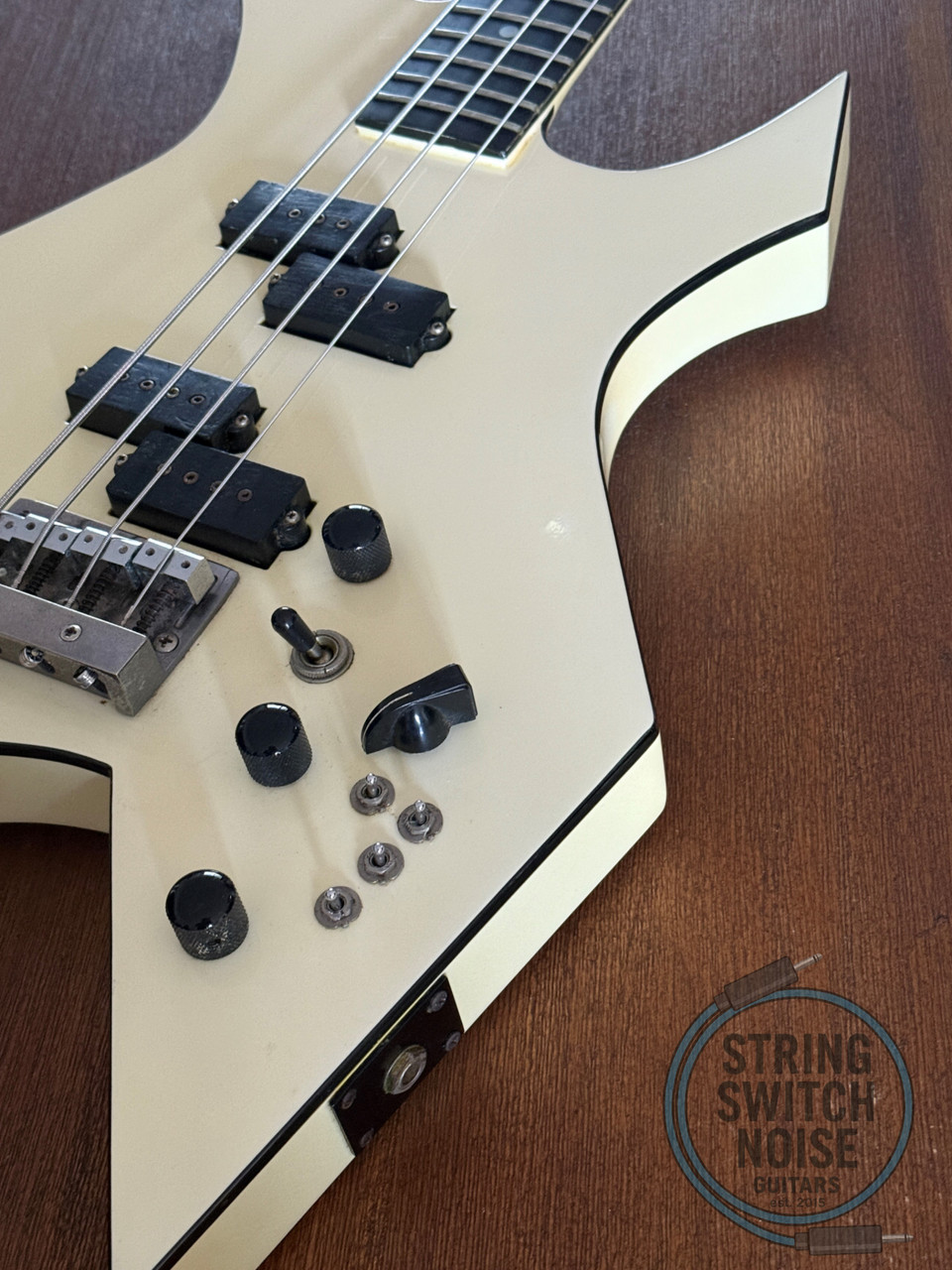 BC Rich, Warlock Bass, RARE 1985, NECK THROUGH, VARITONE, NJ