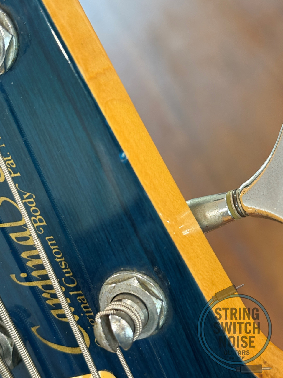 Aria Pro II Bass, 1982, Cardinal Series, 32” Medium Scale, Maui Blue