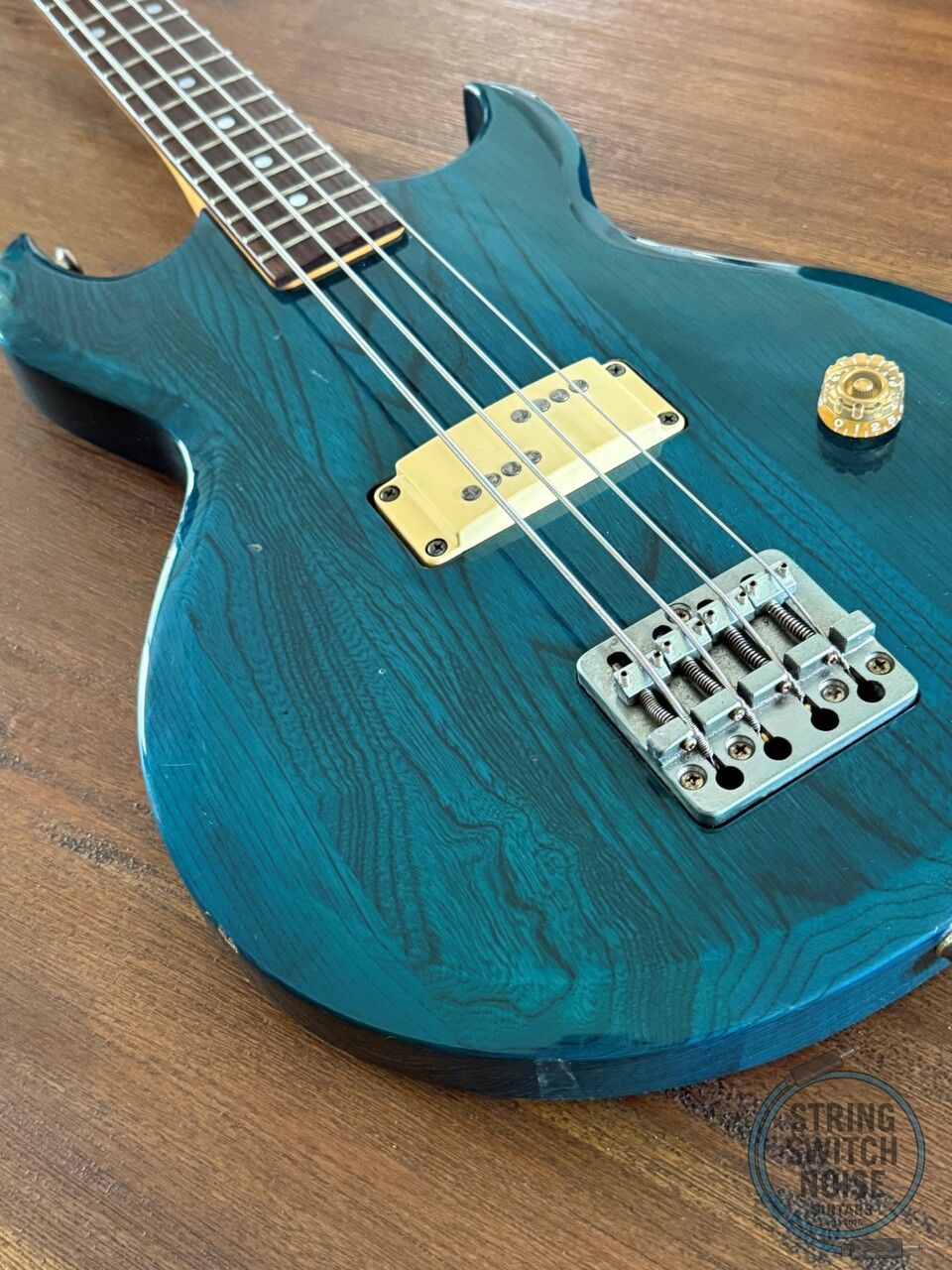 Aria Pro II Bass, 1982, Cardinal Series, 32” Medium Scale, Maui Blue
