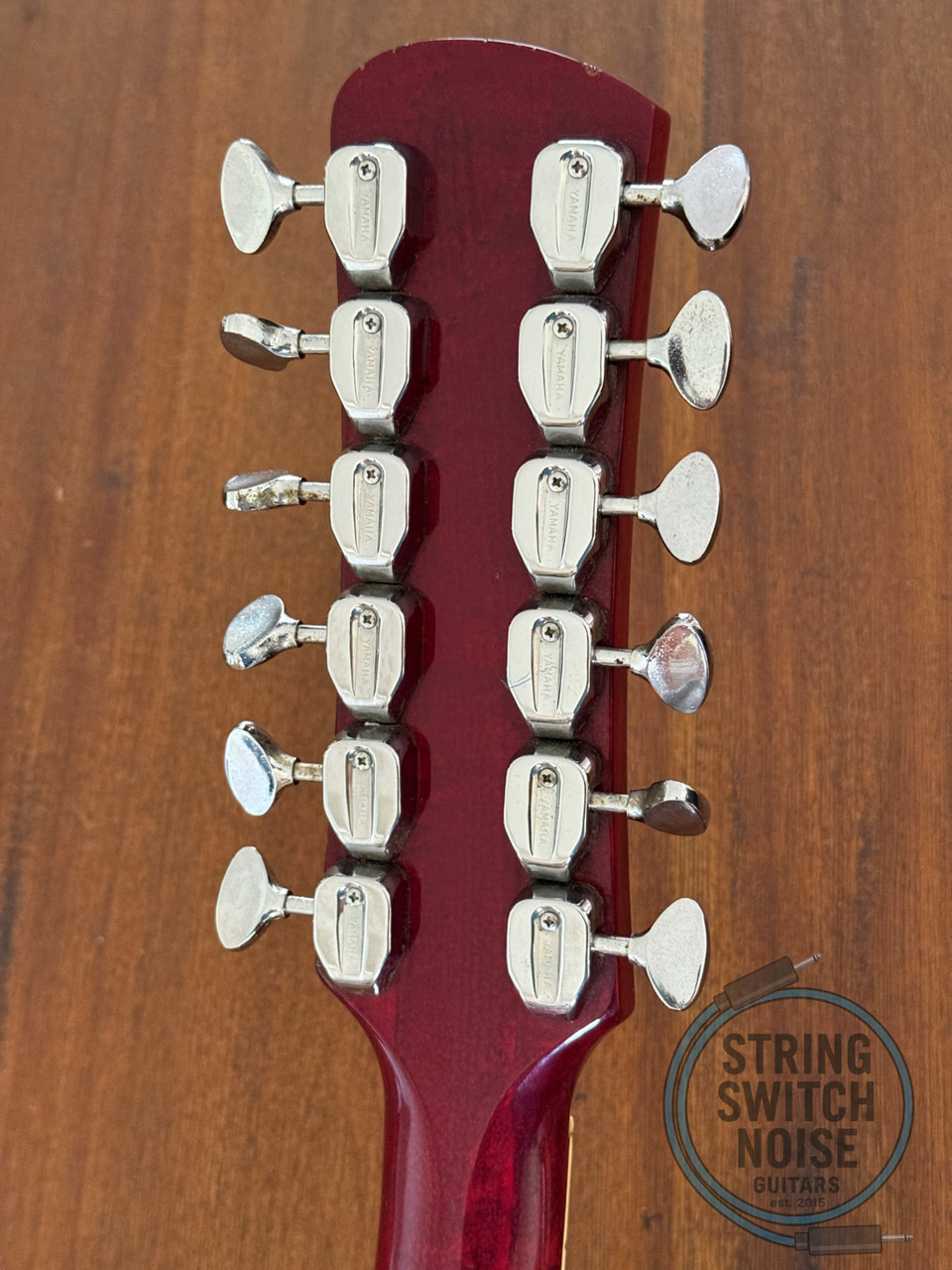 Yamaha SA20, 12 String Guitar, Cherry Red, RARE, Vintage 1971, Hard Case