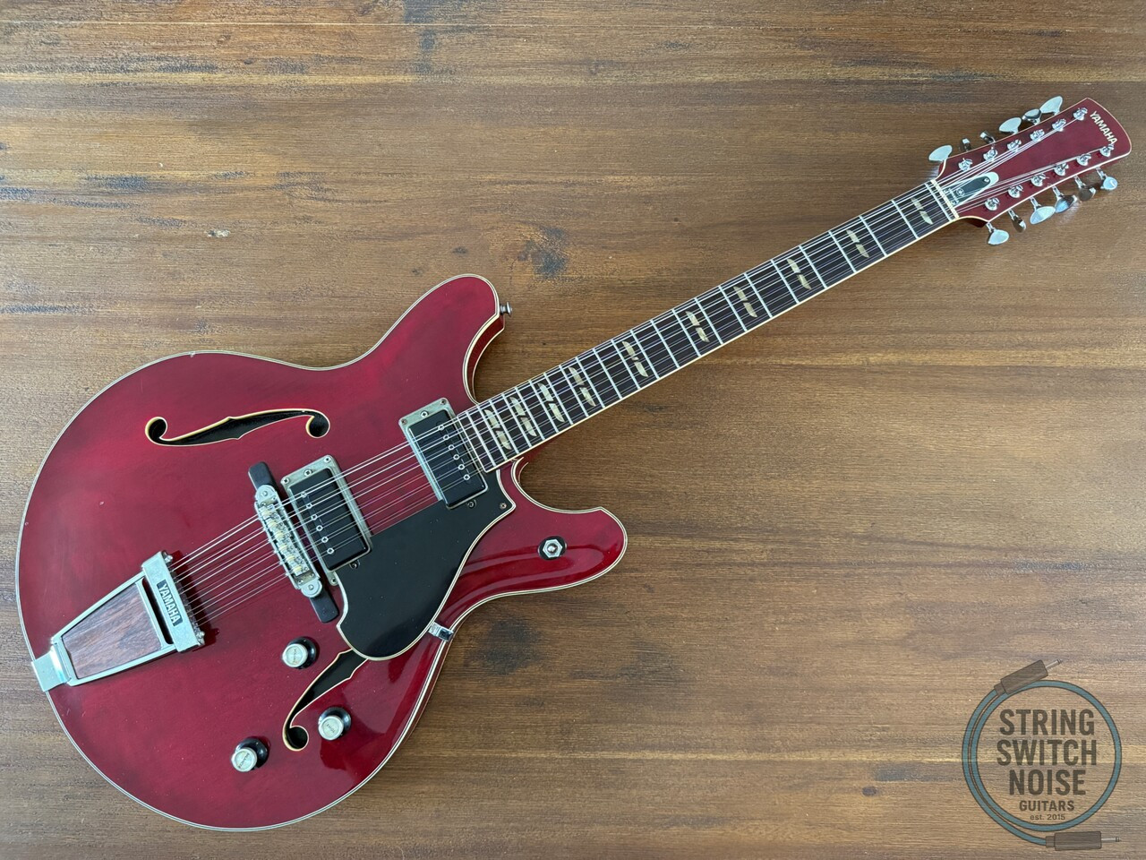 Yamaha SA20, 12 String Guitar, Cherry Red, RARE, Vintage 1971, Hard Case
