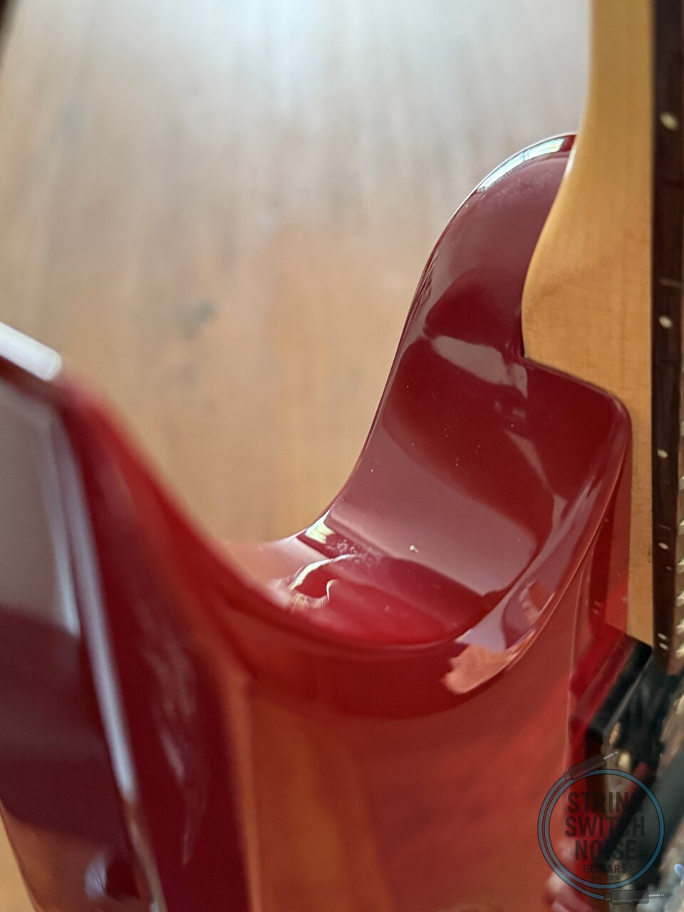 BC Rich WARLOCK, Quilted Flame Red, 2000s JE Model