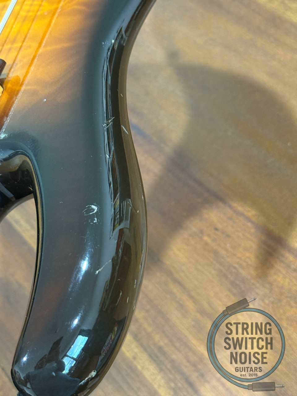 Charvel Big Break Bass (3B), Amber Flame Burst, MIJ, 1996-99