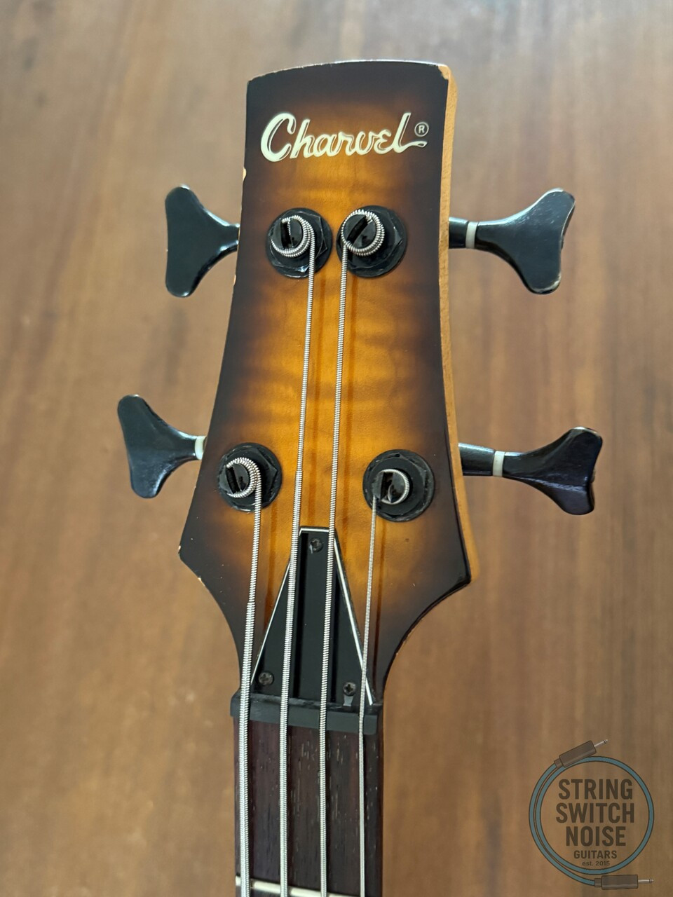 Charvel Big Break Bass (3B), Amber Flame Burst, MIJ, 1996-99