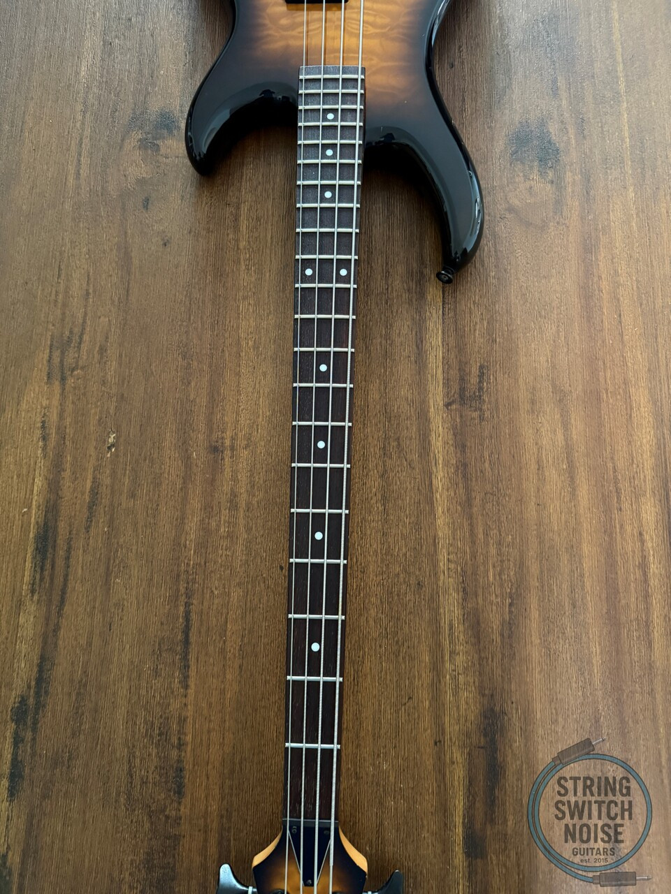 Charvel Big Break Bass (3B), Amber Flame Burst, MIJ, 1996-99