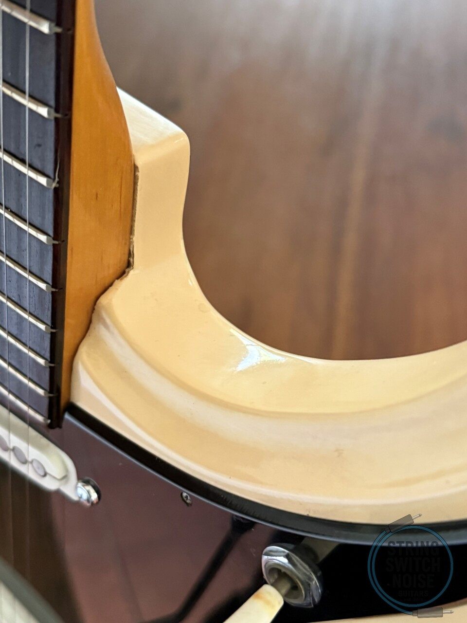 Guyatone LG-150T Guitar, “Mosrite” Offset, White, 1968 Vintage, RARE