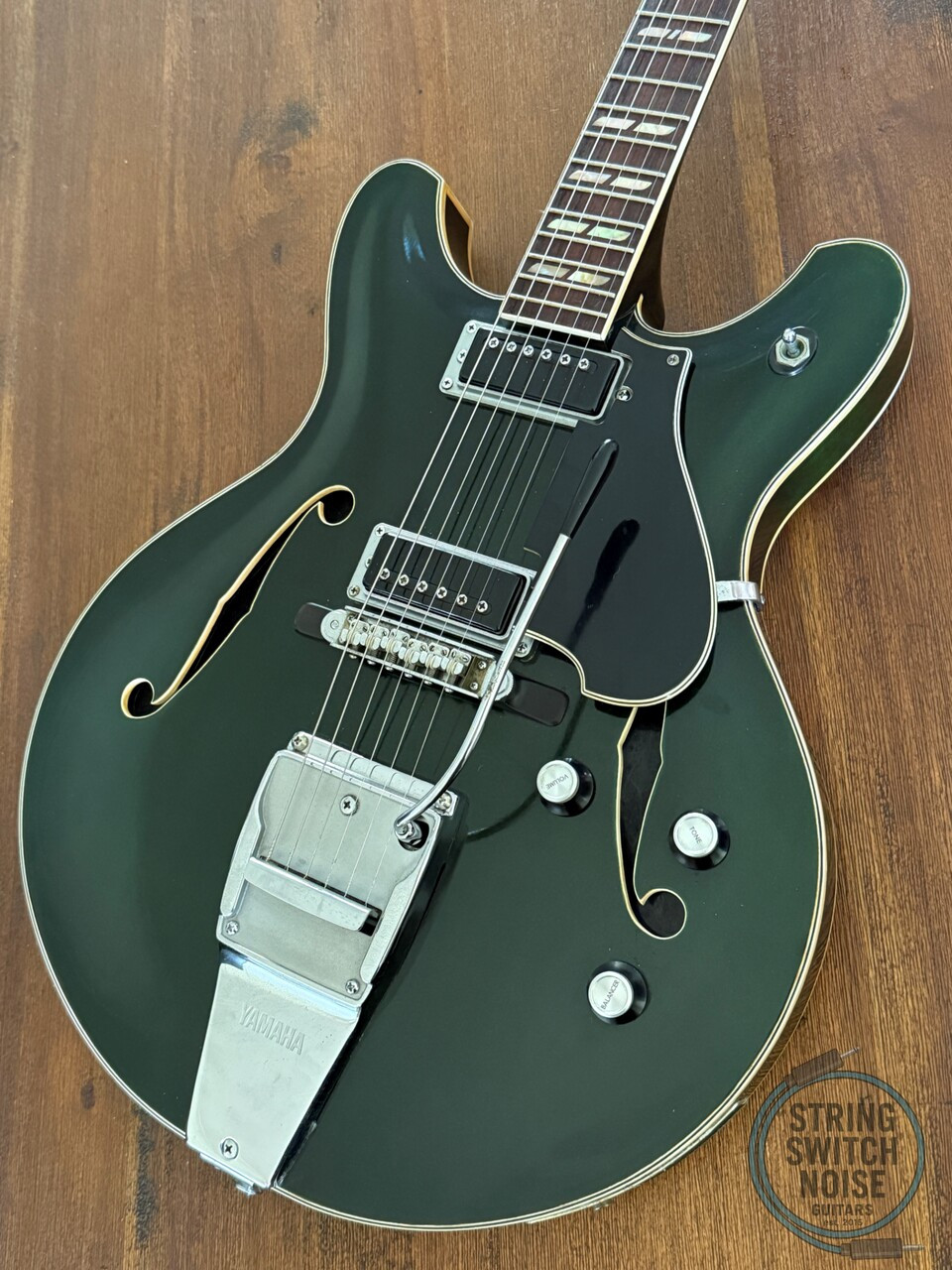 Yamaha SA50, Hollow Body Guitar, Alga Green, 1969, Made in Japan