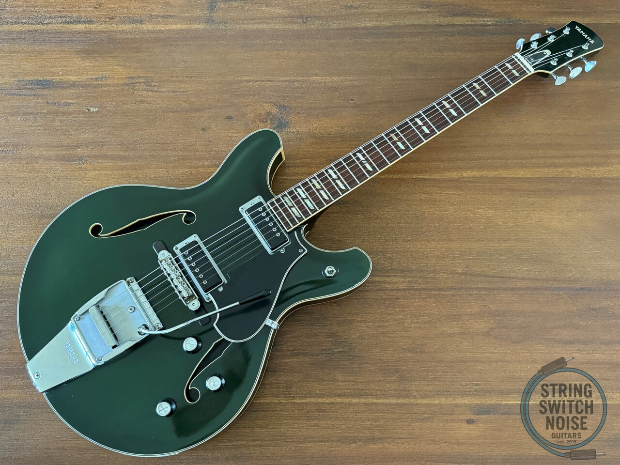 Yamaha SA50, Hollow Body Guitar, Alga Green, 1969, Made in Japan