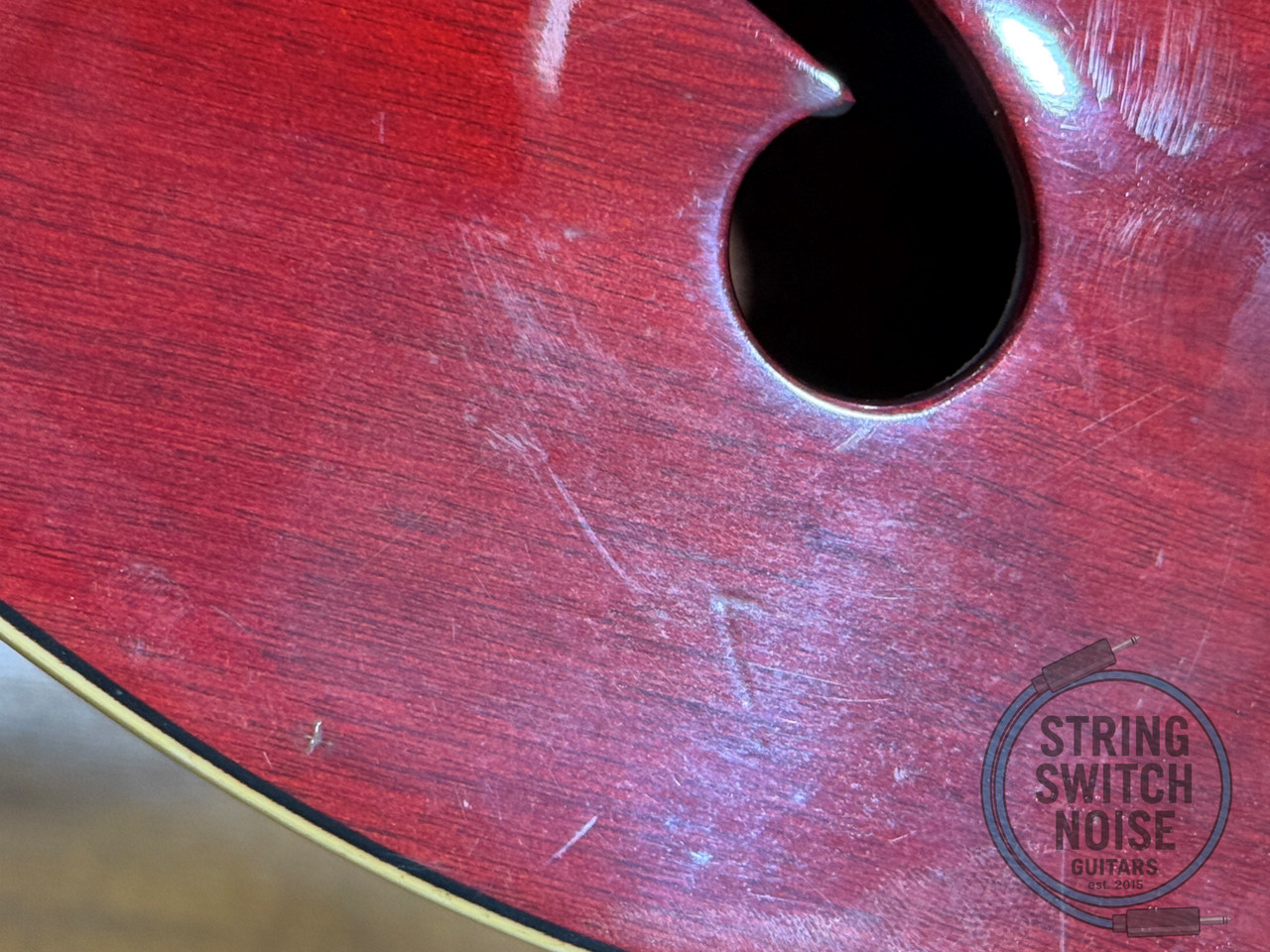 Yamaha SA700, “335” Style Guitar, 1983, Semi Hollow, Persimmon Red