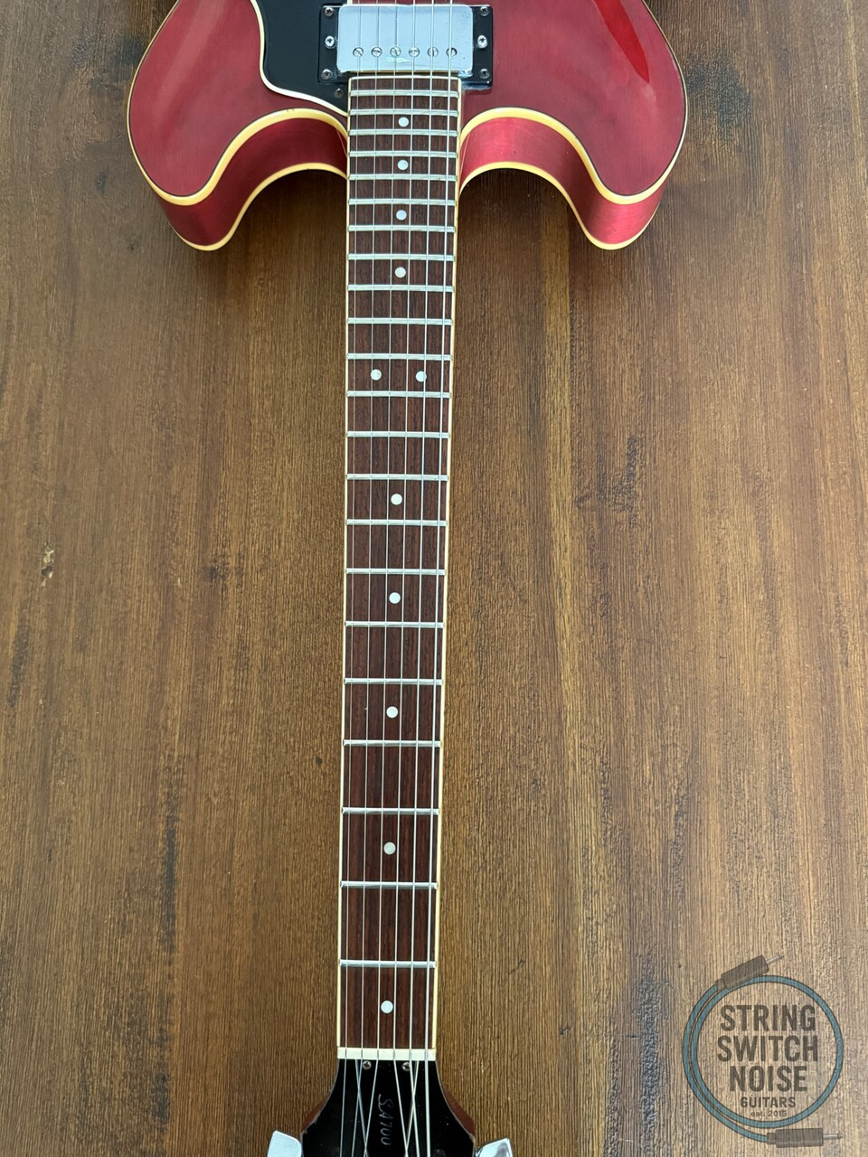 Yamaha SA700, “335” Style Guitar, 1983, Semi Hollow, Persimmon Red