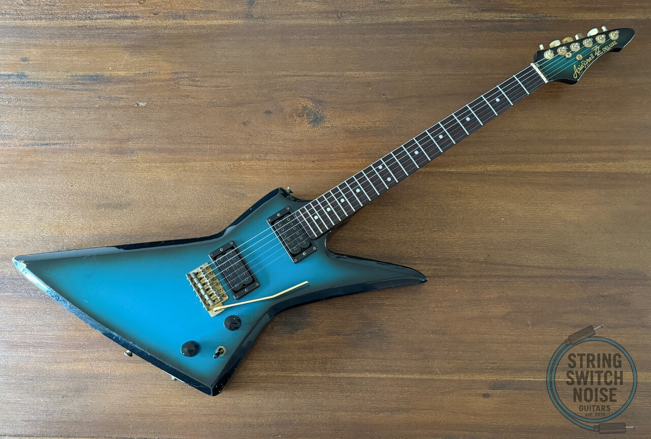 Aria Pro II, Explorer Guitar, ZZ Deluxe, Made in Japan, '83