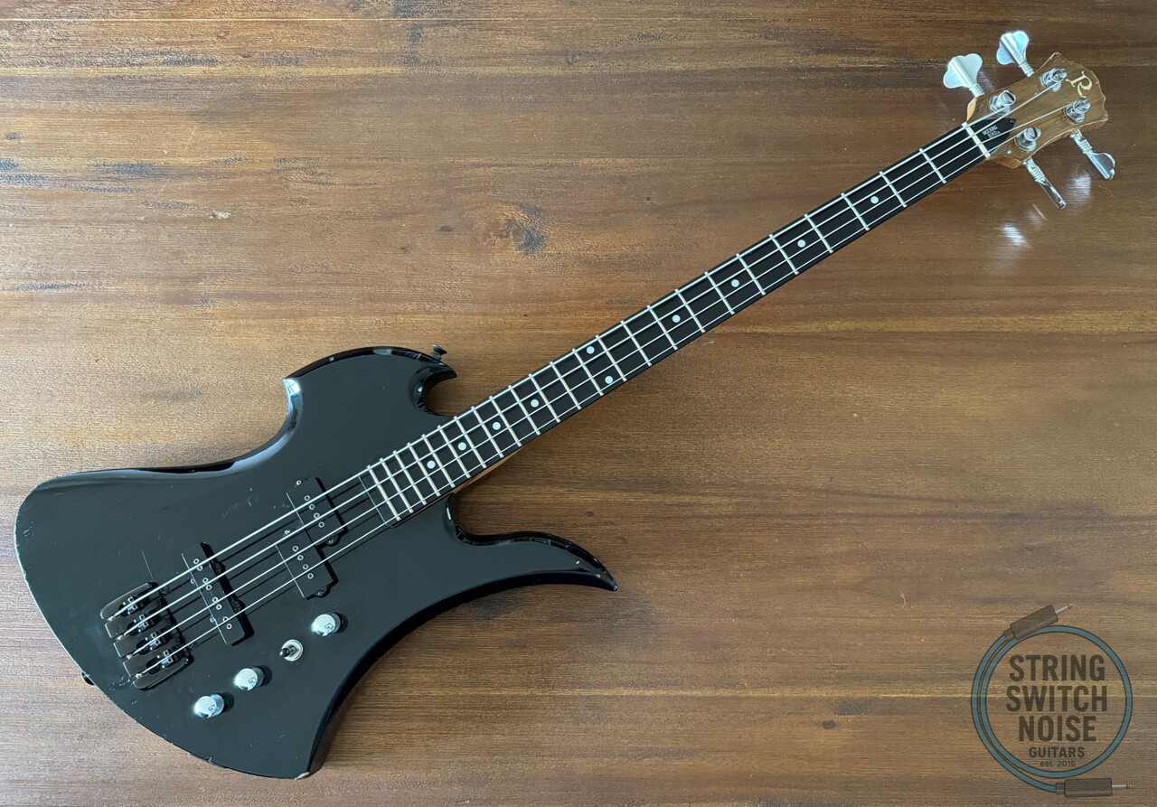 BC Rich, Mockingbird Bass, P/J, Black, 1989, NJ