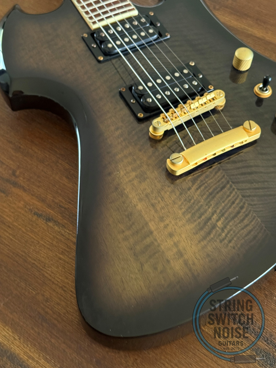 BC Rich Mockingbird, Black Flame, Japan Edition, 1999, MKB-680JE