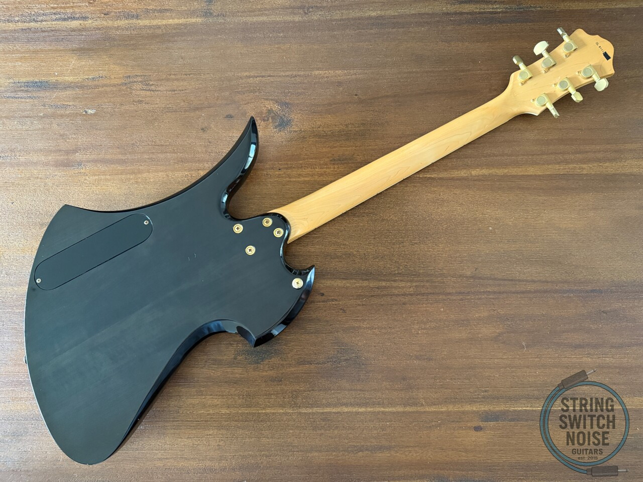 BC Rich Mockingbird, Black Flame, Japan Edition, 1999, MKB-680JE