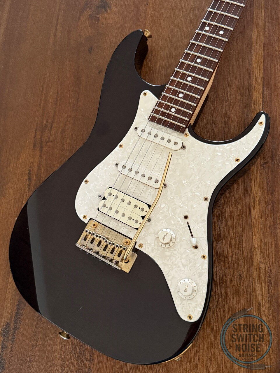 Charvel Stratocaster, MYG, HSS, Black, Made in Japan, 1996