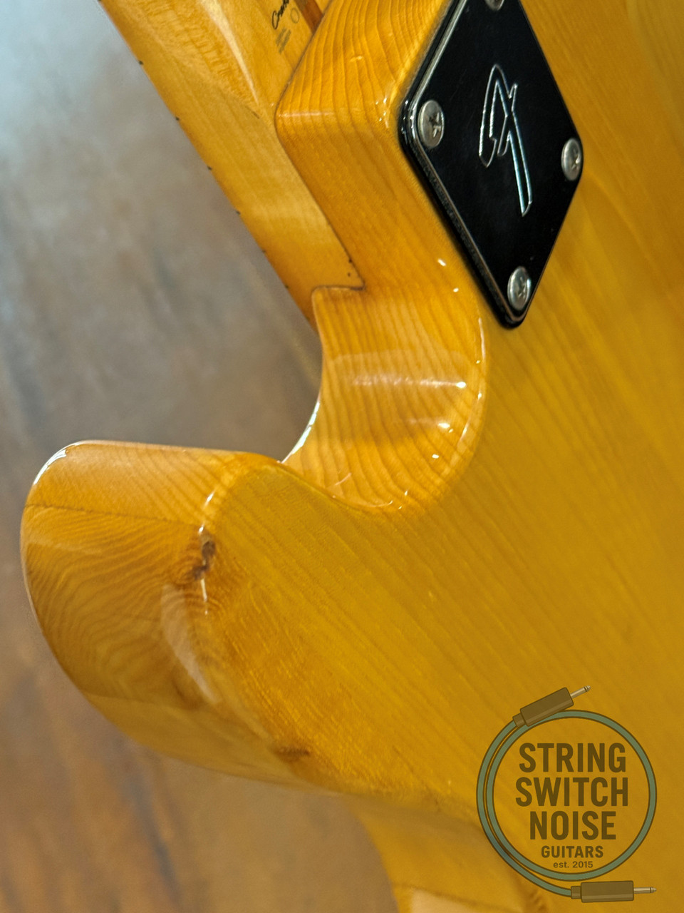 Fender Telecaster, ‘72, Natural Blonde, Black Guard, Ashwood, 1997