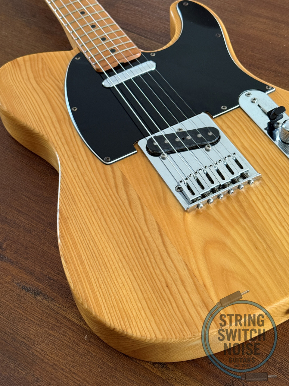 Fender Telecaster, ‘72, Natural Blonde, Black Guard, Ashwood, 1997