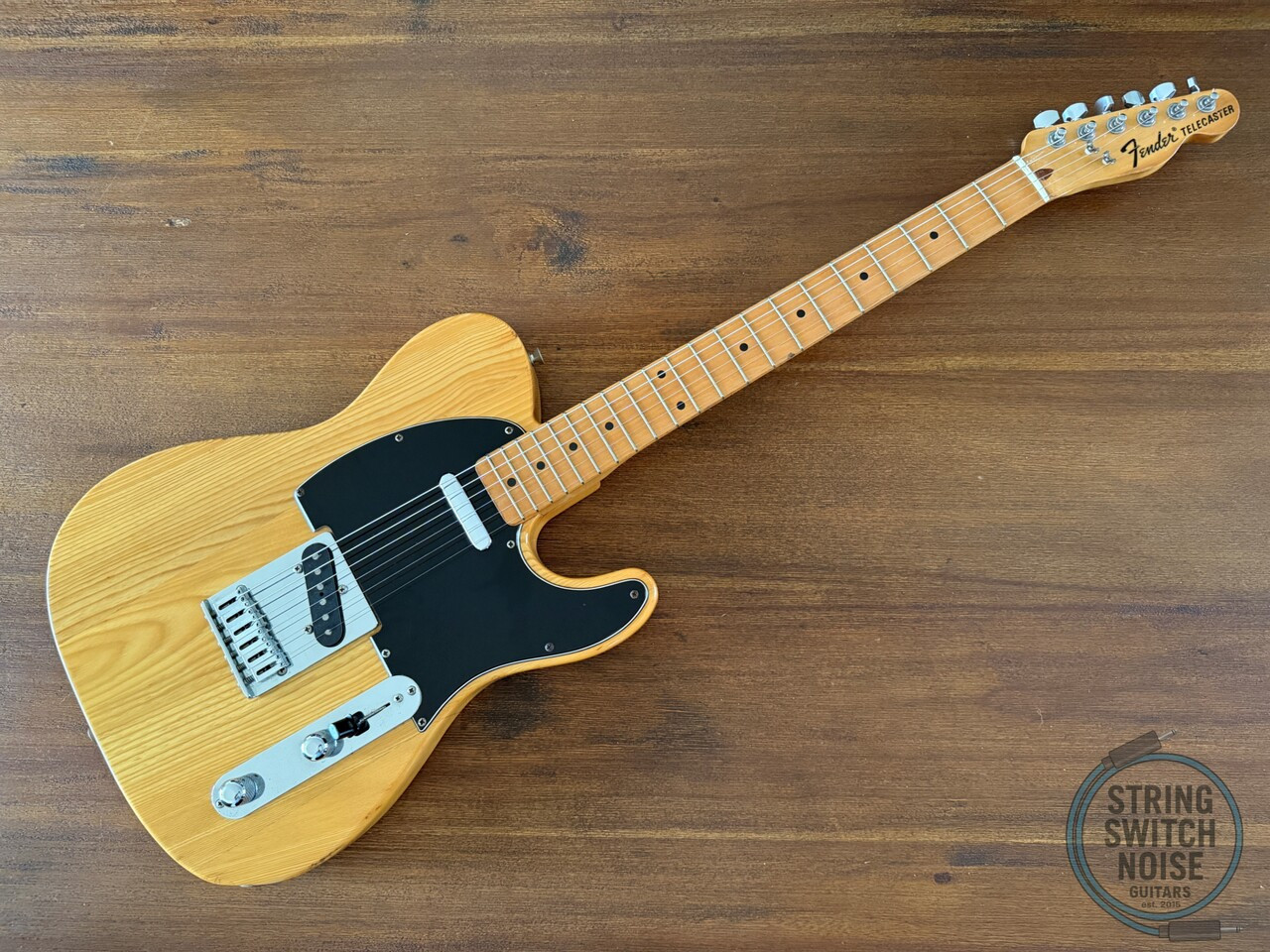 Fender Telecaster, ‘72, Natural Blonde, Black Guard, Ashwood, 1997