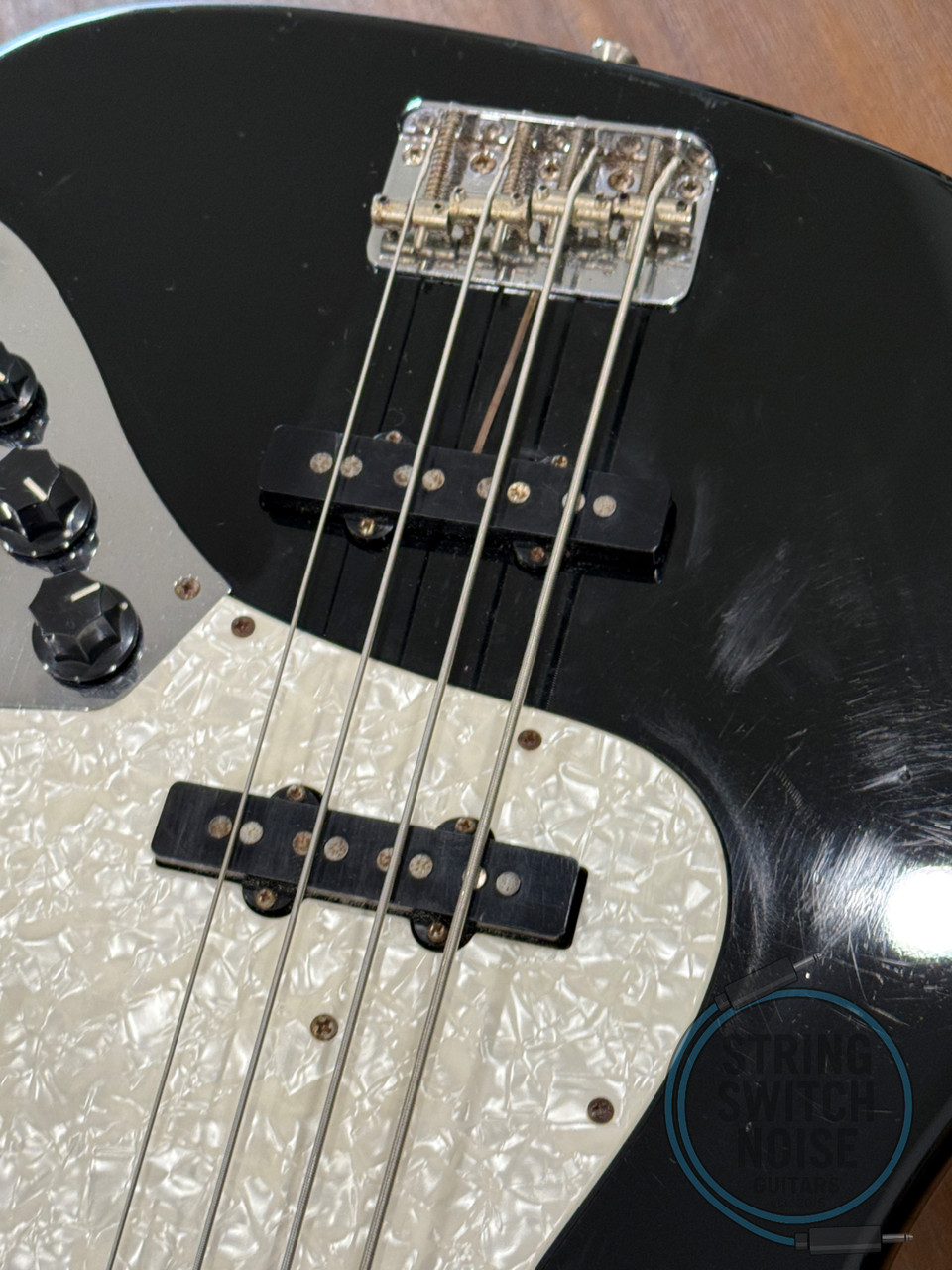 Fernandes ’64 Jazz Bass, Black, MIJ, 1989, RJB-55