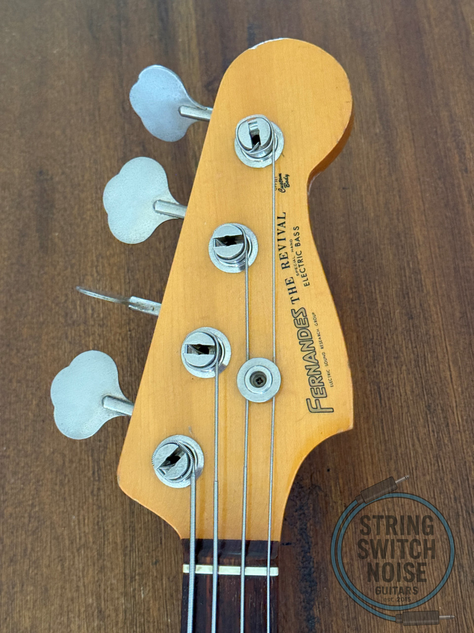 Fernandes ’64 Jazz Bass, Black, MIJ, 1989, RJB-55