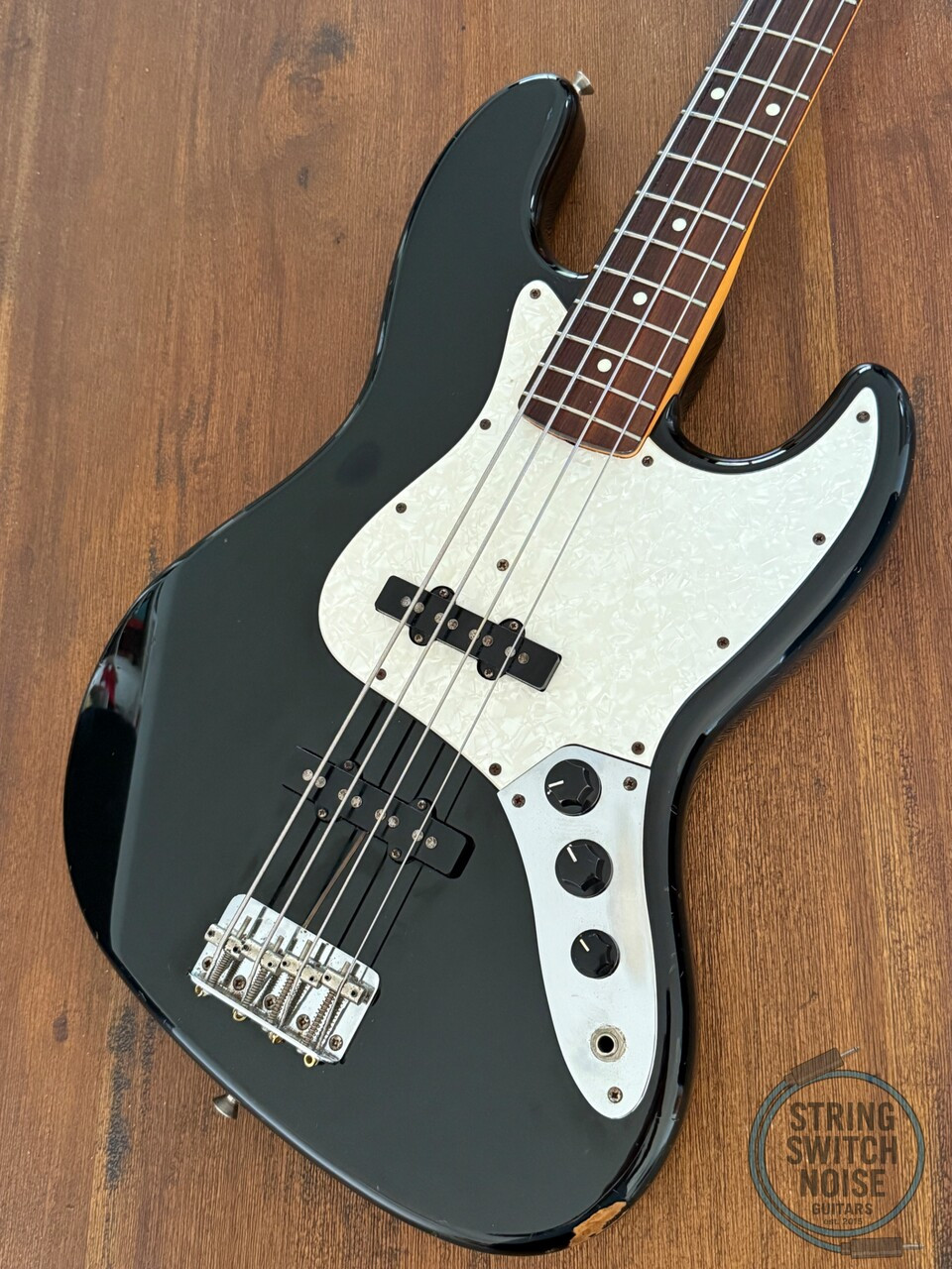 Fernandes ’64 Jazz Bass, Black, MIJ, 1989, RJB-55