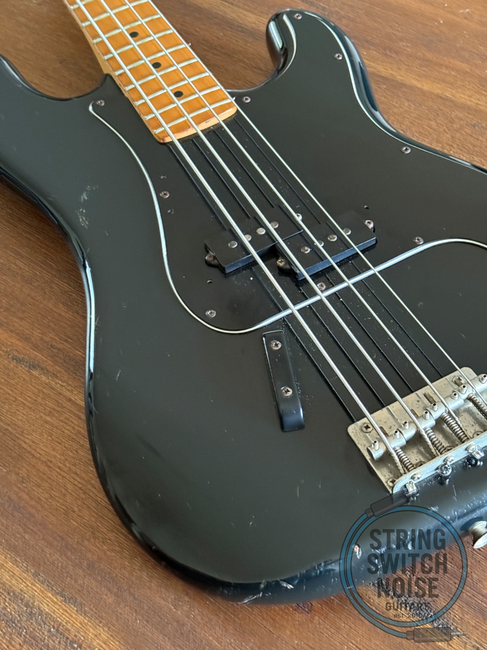 Greco Precision Bass, 1979 Vintage, Black on Black, MIJ, PB450
