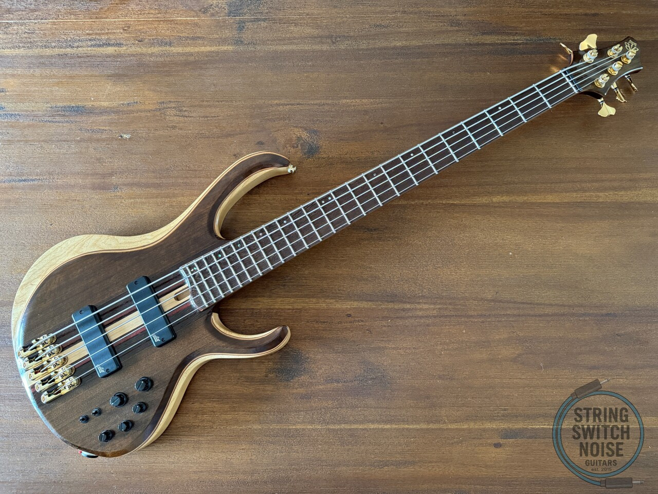 Ibanez Premium Bass, 5-String, 2018, Natural Low Gloss, BTB1825-NTL