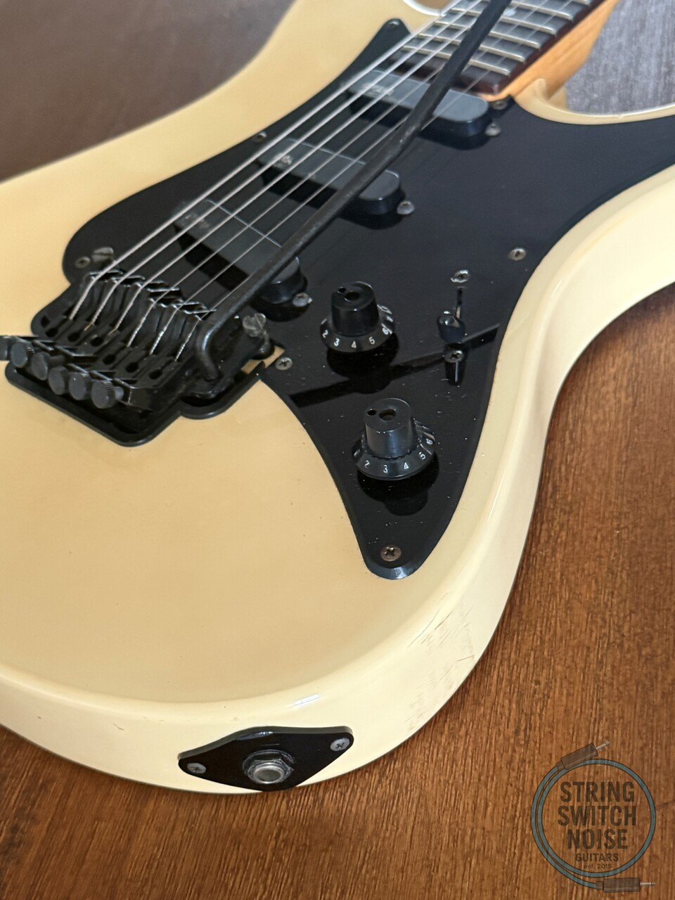 YAMAHA, RGX503J, Super Strat, White, MIJ, 1987, EMG Pickups