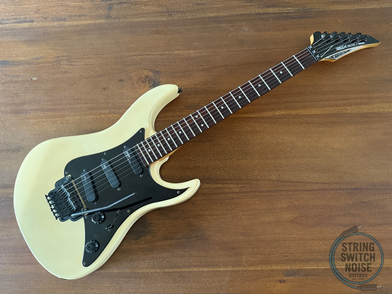 YAMAHA, RGX503J, Super Strat, White, MIJ, 1987, EMG Pickups