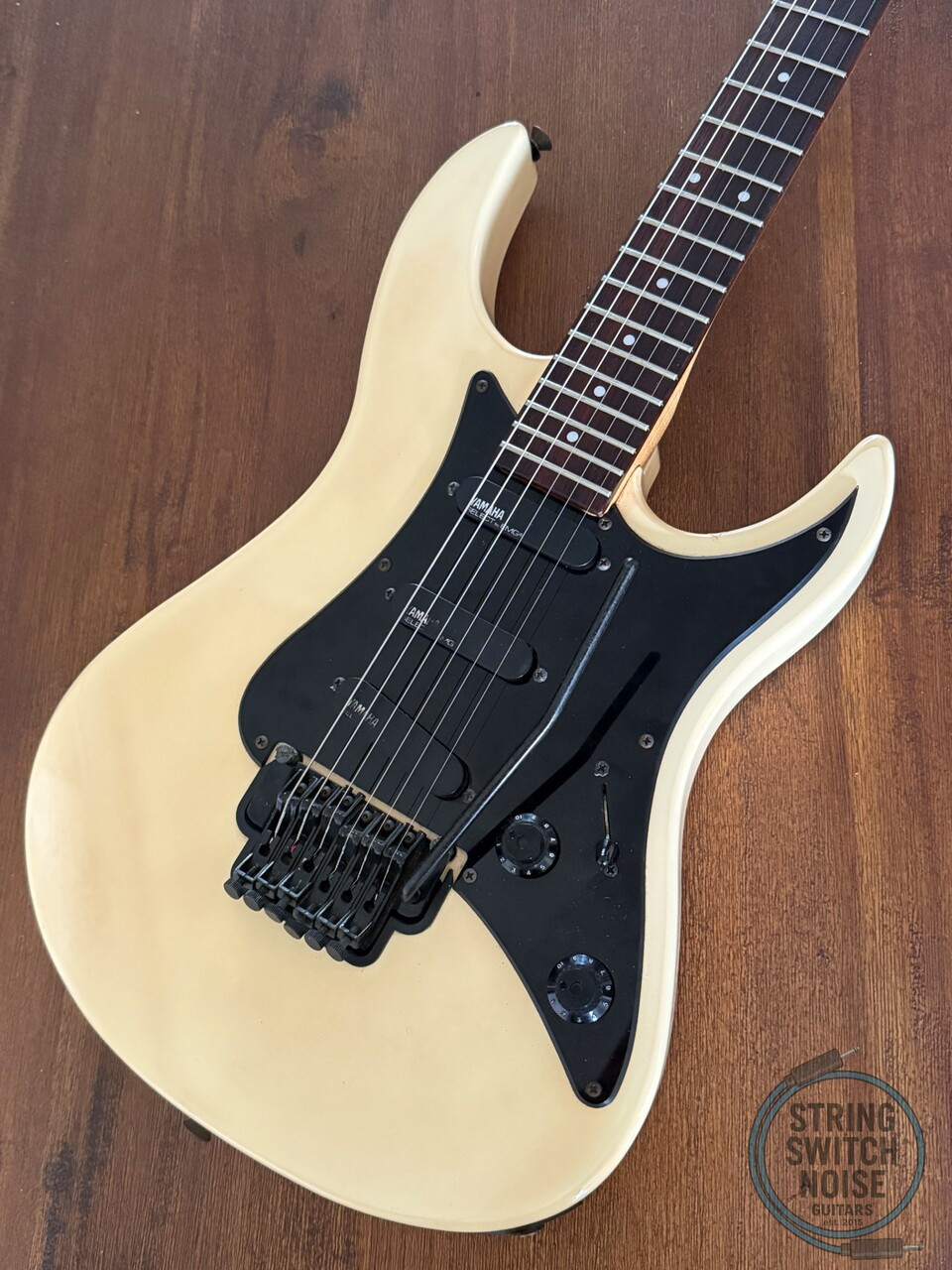 YAMAHA, RGX503J, Super Strat, White, MIJ, 1987, EMG Pickups