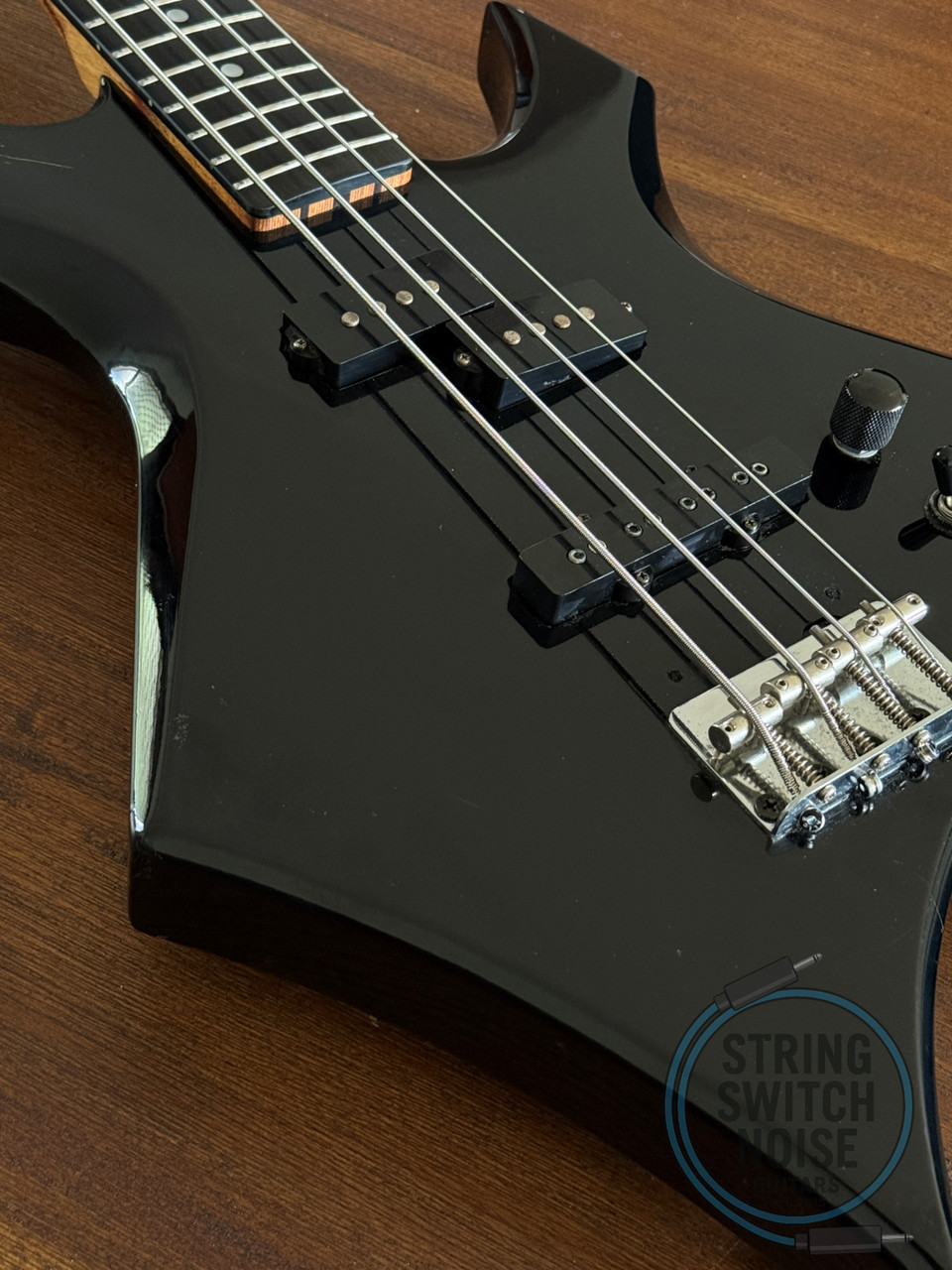 BC Rich, Warlock Bass, Black, MIJ 1989, NJ, WB-857