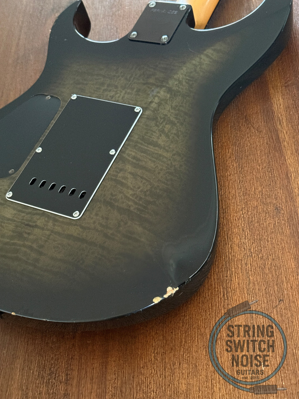 Fernandes HSS Super Strat, Quilted Army Green, MIJ, 1990s