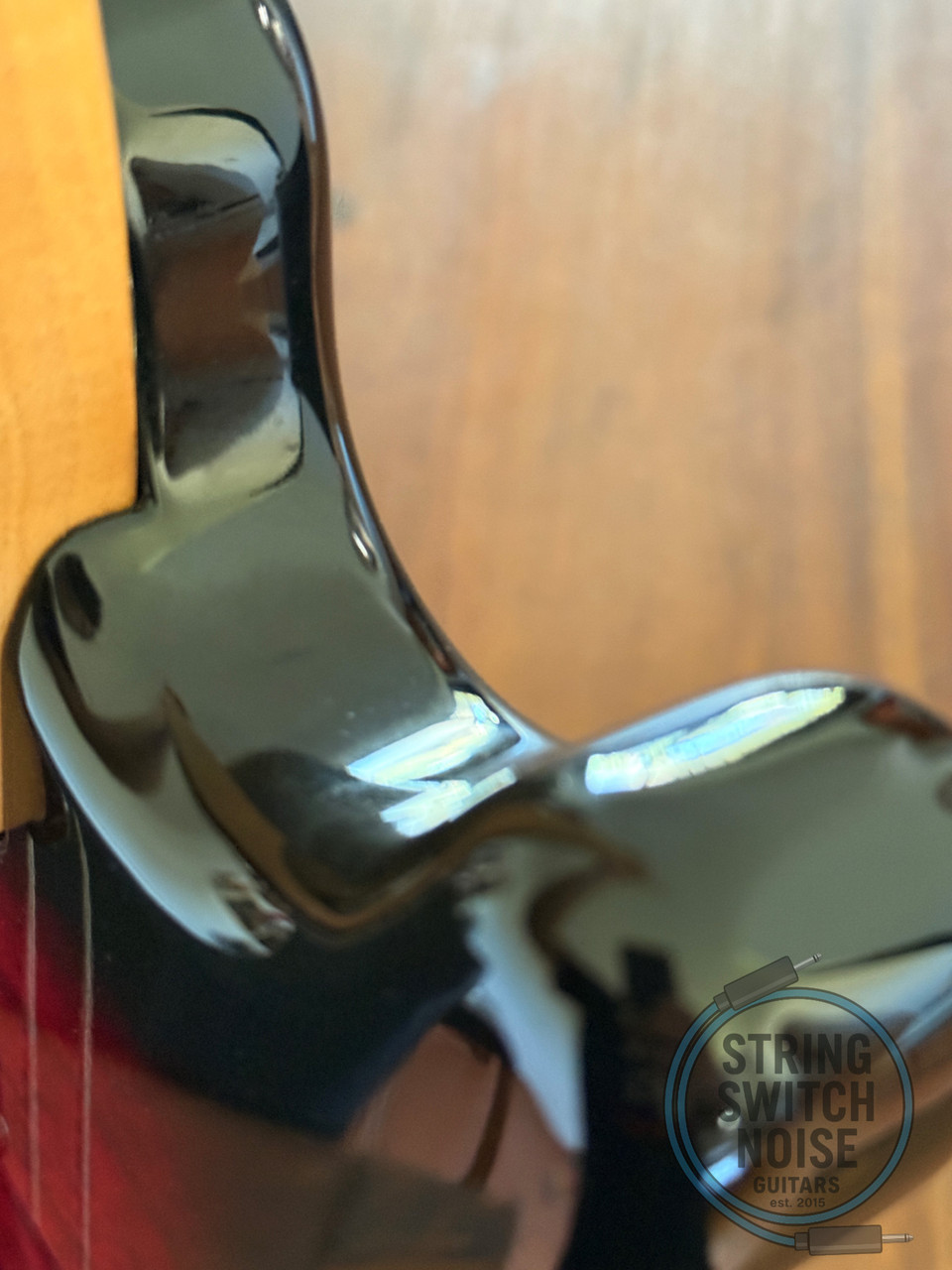 Fernandes Revolver Bass, 1990s, FRB-40, Quilted Red Burst