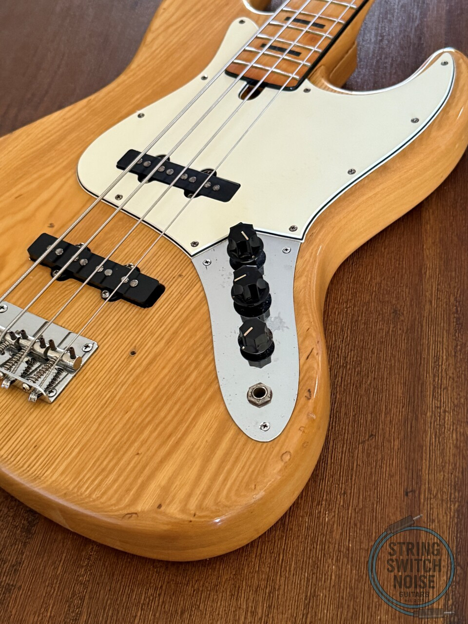 Greco Jazz Bass, Natural Ash, 1975 vintage, MIJ, JB600