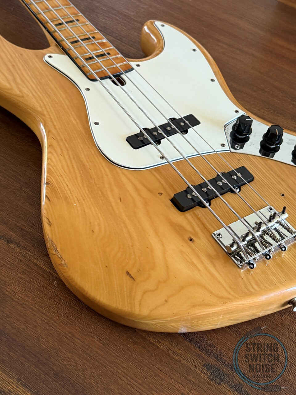 Greco Jazz Bass, Natural Ash, 1975 vintage, MIJ, JB600