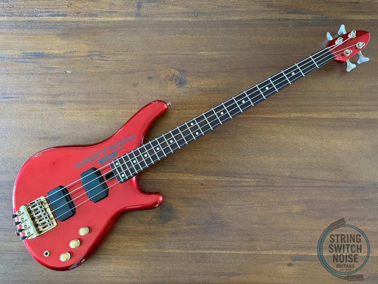 Yamaha Motion B Bass, MB II, Candy Red, Medium Scale, 1986