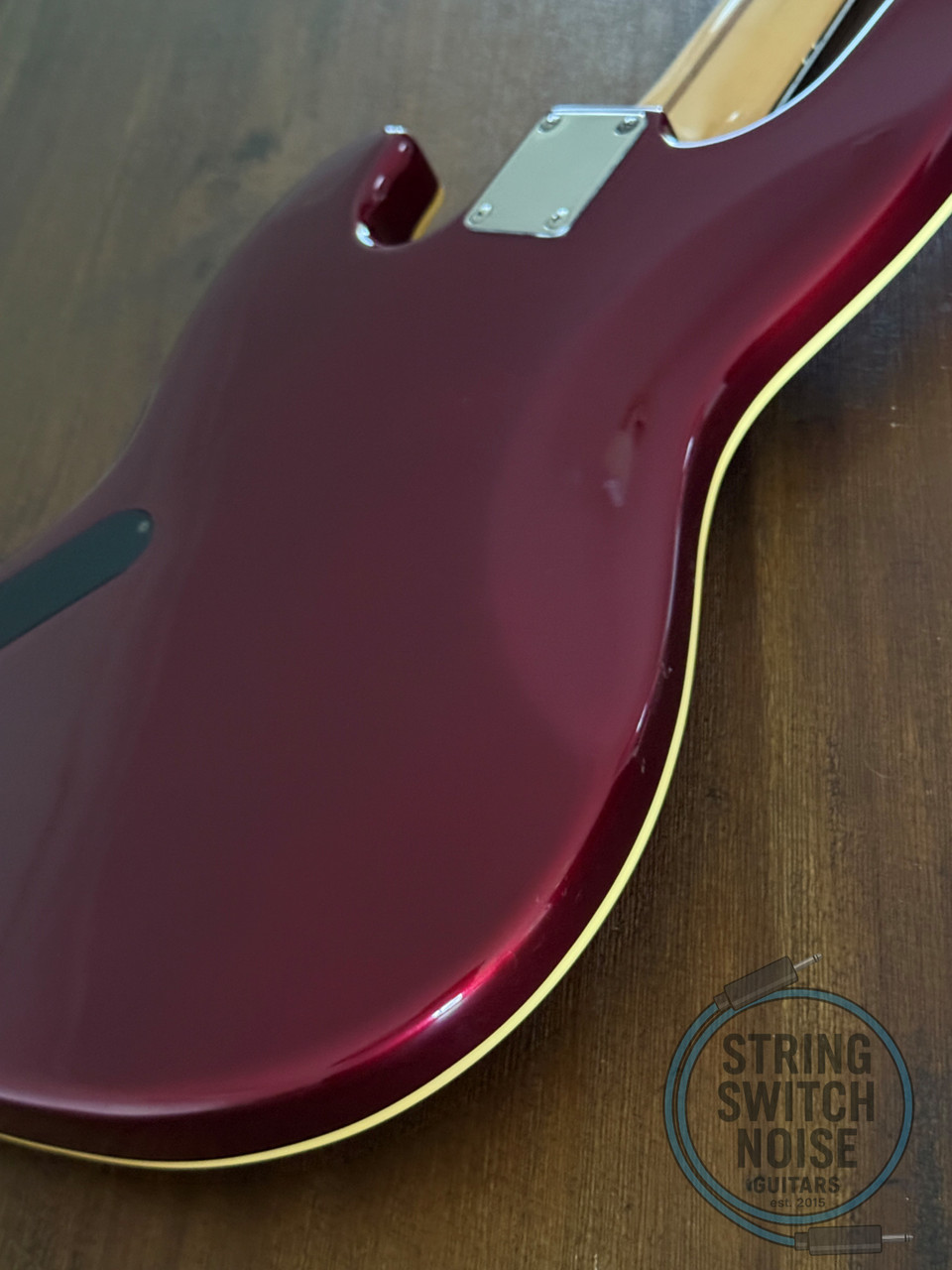 Fender Aerodyne Jazz Bass, Old Candy Apple Red, 2004, No Guard/Marker Model