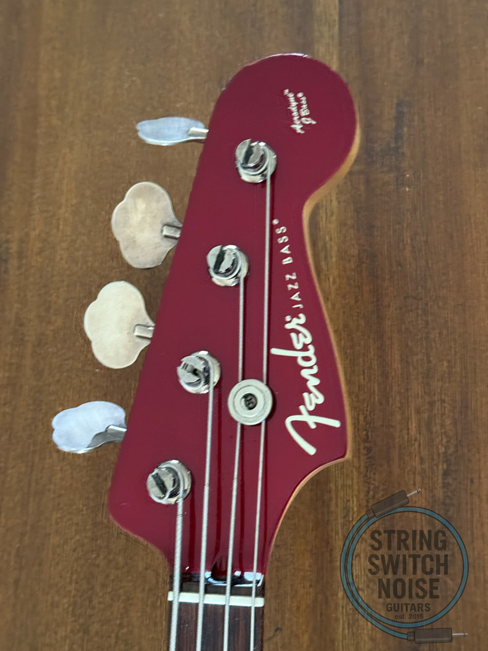 Fender Aerodyne Jazz Bass, Old Candy Apple Red, 2004, No Guard/Marker Model