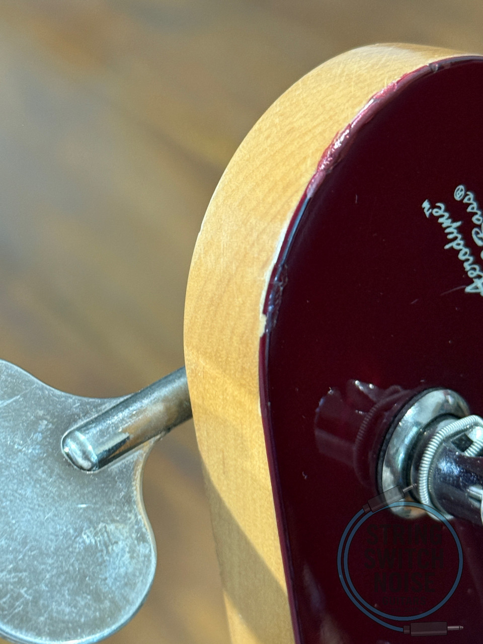 Fender Aerodyne Jazz Bass, Old Candy Apple Red, 2004, No Guard/Marker Model